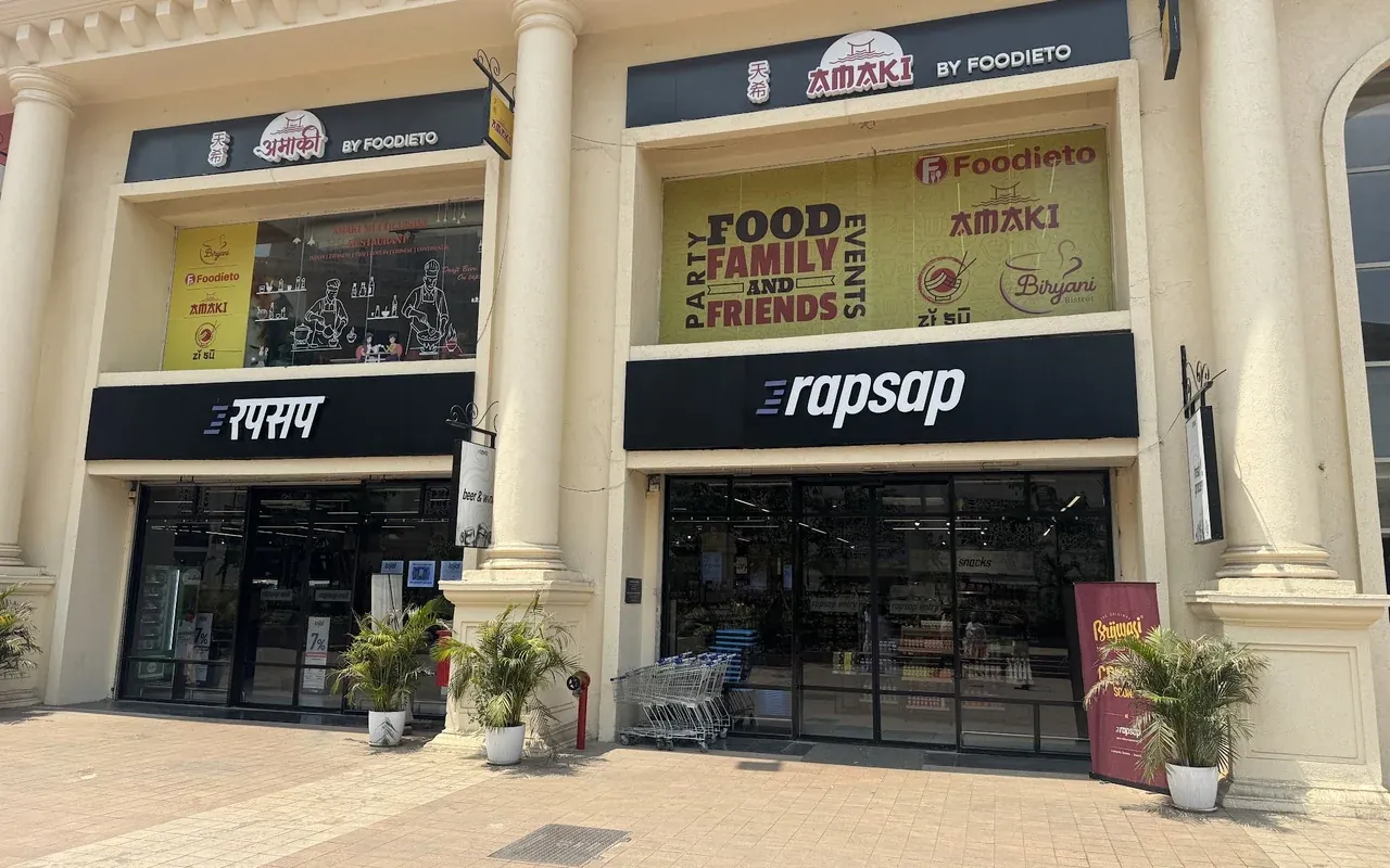 rapsap flagship storefront at The Walk, Hiranandani Estate